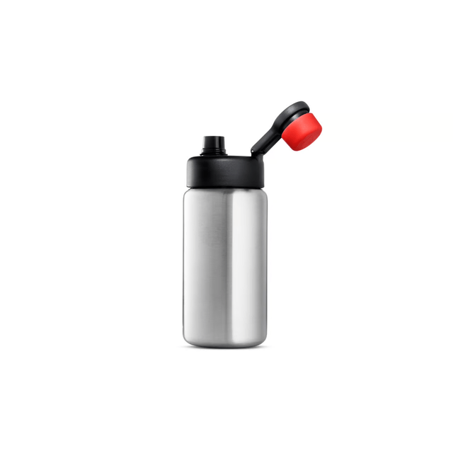 woom GLUG Edelstahlflasche + Flaschenhalter