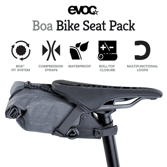 evoc SEAT PACK BOA 2L carbon grey